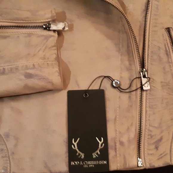 REAL ITALIAN LEATHER JACKET XLARGE, new, tags on. - Picture 8 of 9